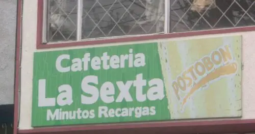 CAFETERIA LA SEXTA MINUTOS Y RECARGA CAFETERIA LA SEXTA MINUTOS Y RECARGA